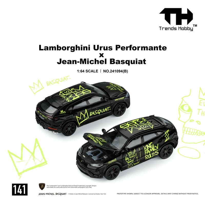 Time Micro TH 1:64 Lamborghini Urus Performante #141 Diecast Model