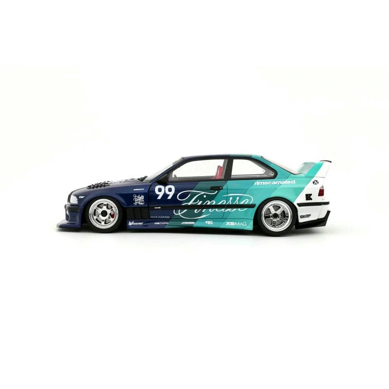 OTTO Mobile 1:18 BMW E36 MY KYZA Blue 2024 Resin Model-OT1226