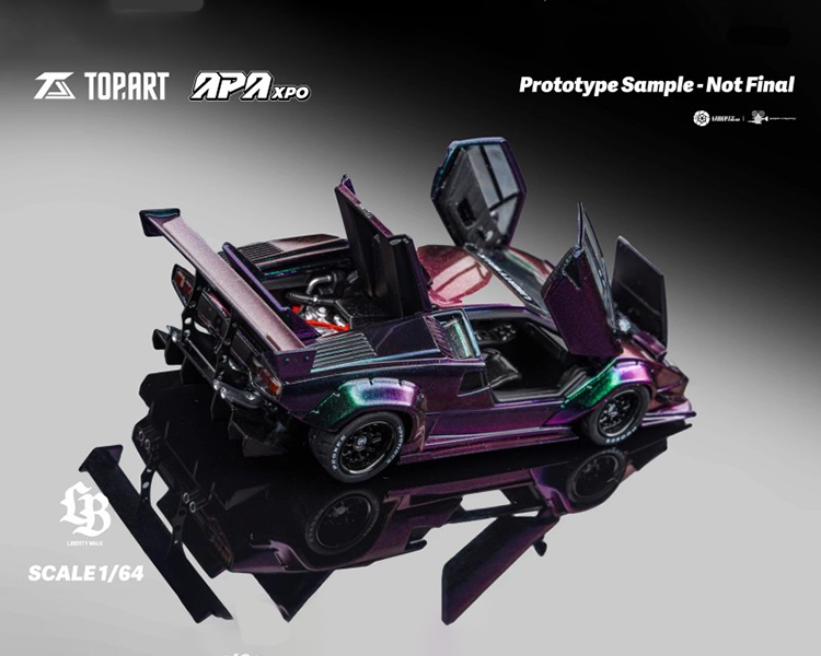 Topart 1:64 Lamborghini Countach LBWK
