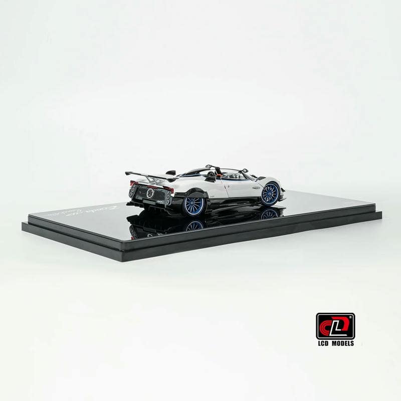 LCD Models 1:43 Pagani Zonda HP White Diecast Model Car