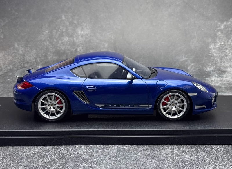 Porsche 911 Cayman R – 1:18 Resin Model by GT Spirit (Blue GT901）