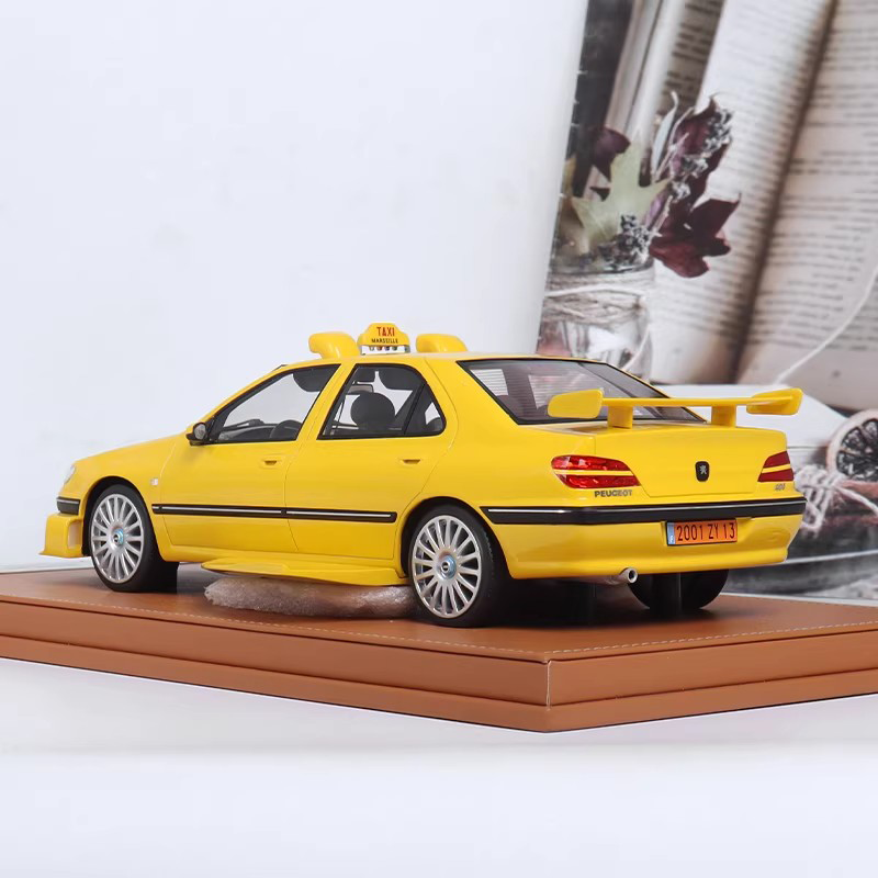 VEHICLE Art Peugeot 406 Taxi 1:18 Resin Model Car