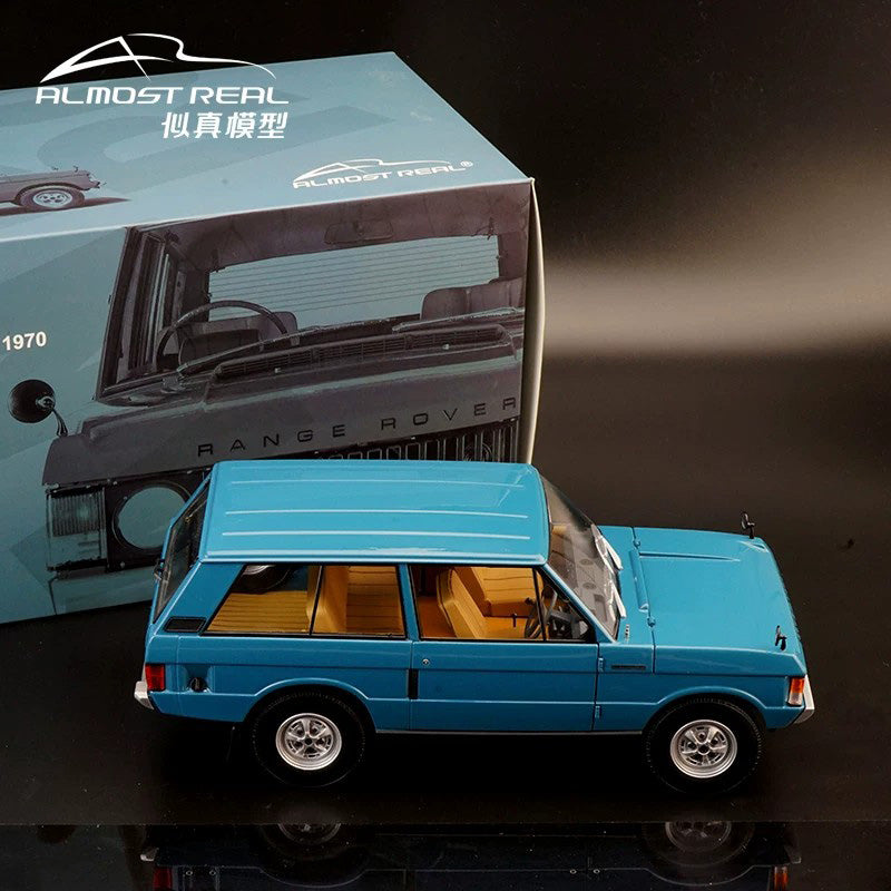 Almost Real 1/18 レンジローバー 1970 トスカーナブルー Almost Real 1:18 Land Rover Range Rover (1970) Diecast Model