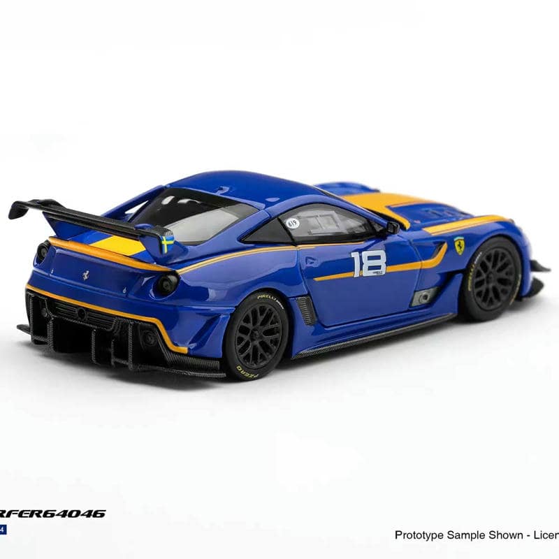 BBR 1:64 Ferrari 599XX EVO 18 Blue Diecast Model Car
