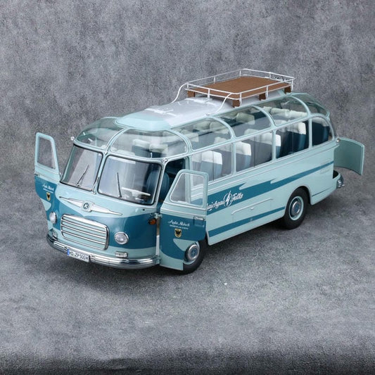 Schuco Setra S6 Kraichgaufalke Bus 1:18 Diecast Model – Blue