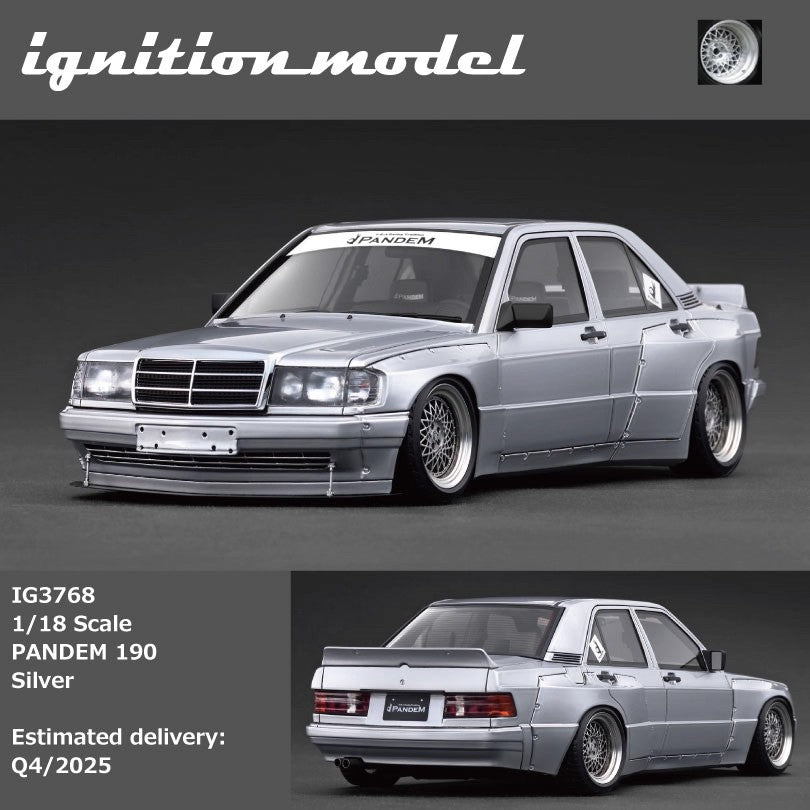 Ignition Model 1:18 Mercedes‑Benz PANDEM 190– Silver