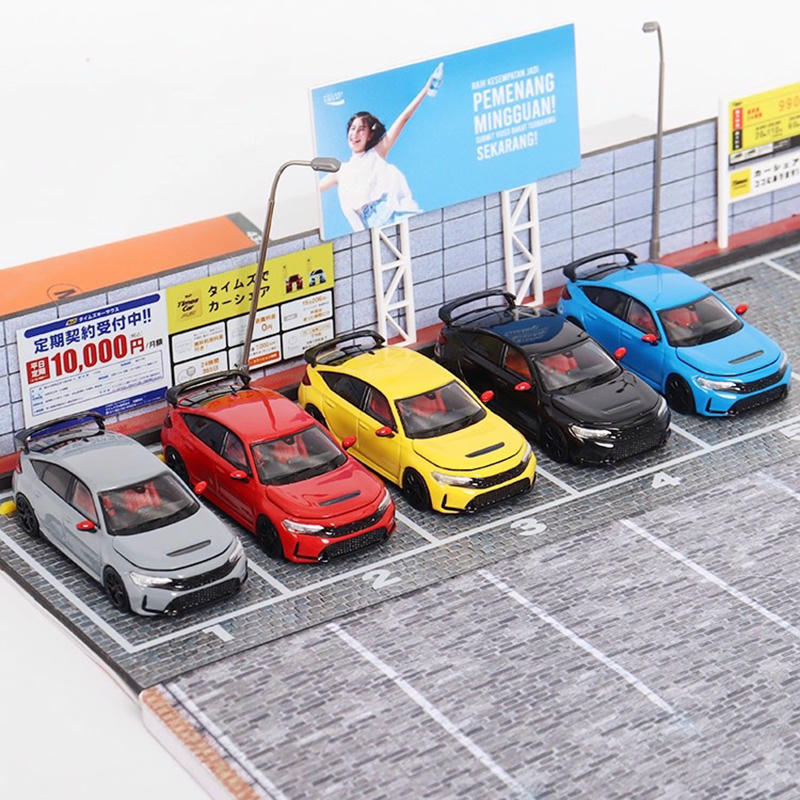 MotorHelix 1:64 Honda Civic Type R FL5 Christmas Edition