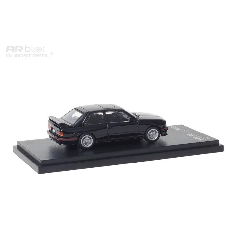 BMW M3 (E30) – 1:64 Diecast Model by Almost Real AR BOX Series (Black – Static Collector’s Edition)