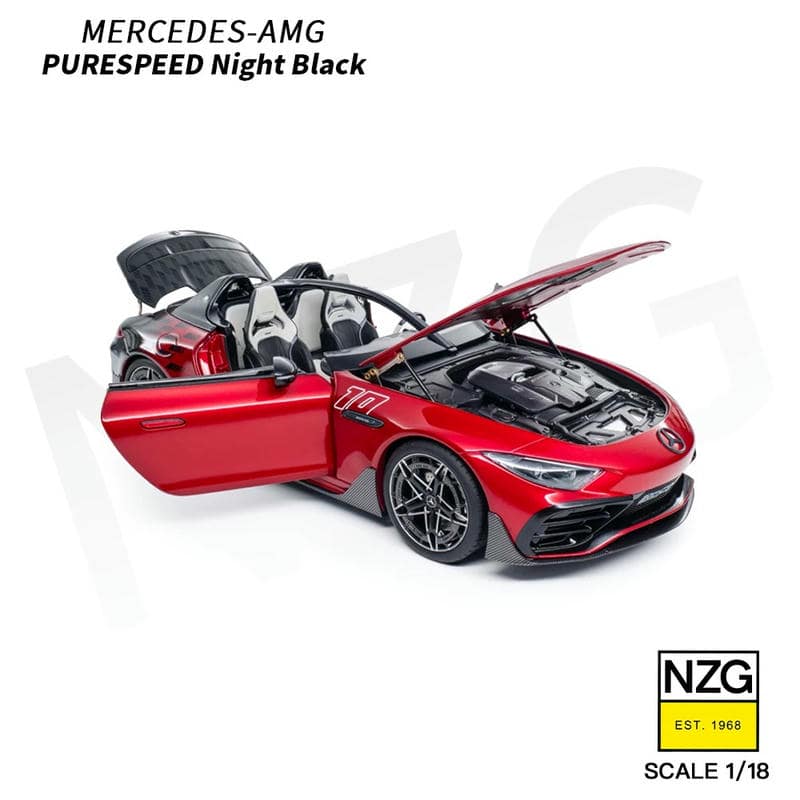 NZG 1:18 Mercedes-AMG PureSpeed Night Black Diecast Model