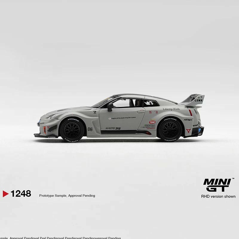 MINI GT 1:64 Nissan GT-R R35 LB-Works Diecast Model Car – YX car model
