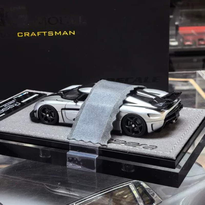 Gryning 1:43 Koenigsegg Regera Moonlight Silver Resin Model
