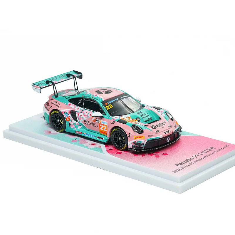 ARbox 1:64 Porsche 911 GT3 R 2026 China GT Ningbo Absolute Racing Alloy Model