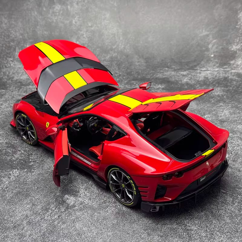 Bburago 1:18 Ferrari 812 Competizione Diecast Alloy Model Car