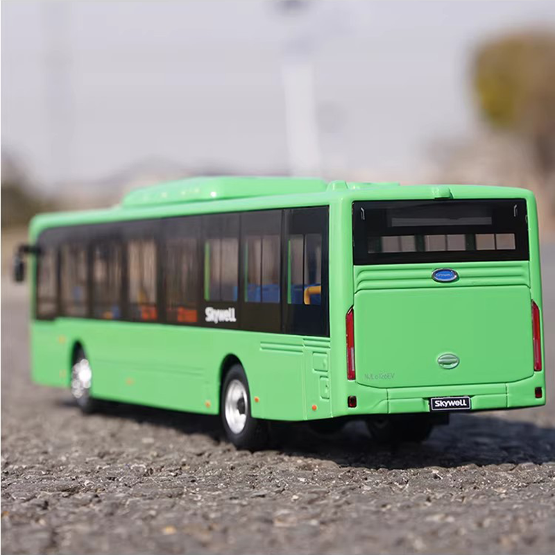 Original 1:42 Nanjing Golden Dragon Kaiwo NJL6126EV Electric City Bus Diecast Model