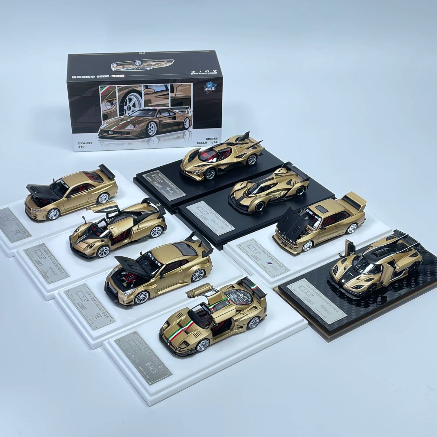 Car King HEC2026 Exhibition Limited Edition 1:64 Diecast Model Collection – Gold