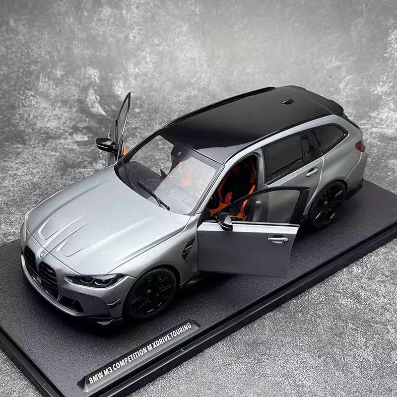 1/18  M3ツーリング G81 マットシルバー ソリド製ダイキャスト製 SOLIDO 1:18 BMW M3 G81 Touring Alloy Diecast Model – YX car model
