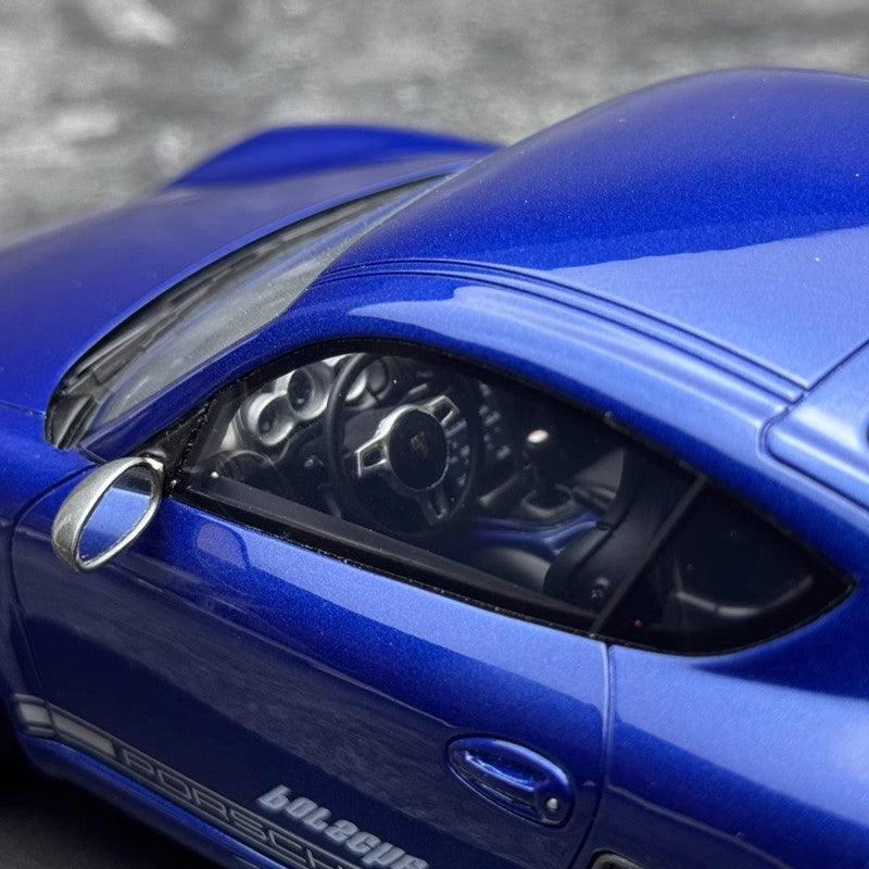 Porsche 911 Cayman R – 1:18 Resin Model by GT Spirit (Blue GT901）