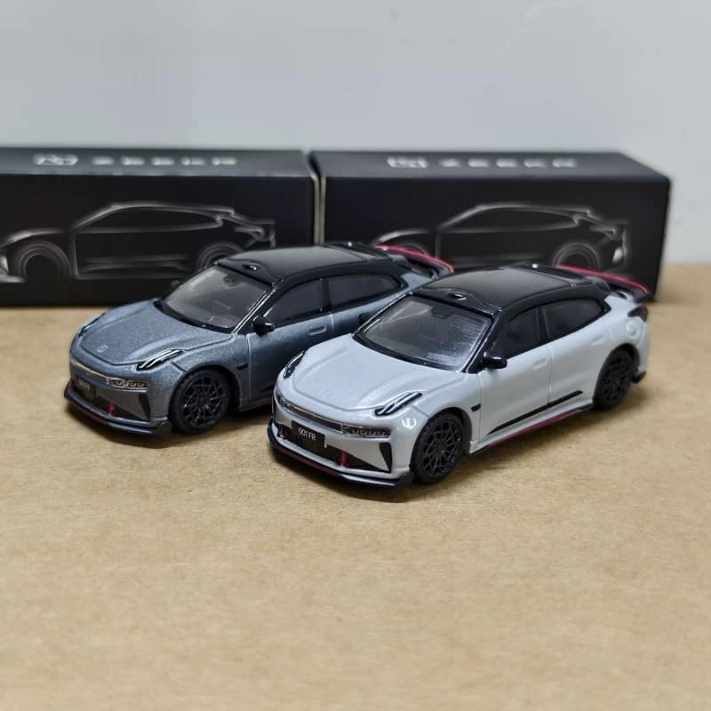 Official 1:64 ZEEKR 001 FR Diecast Model Car – Geely Electric Performance Sedan Alloy Collectible