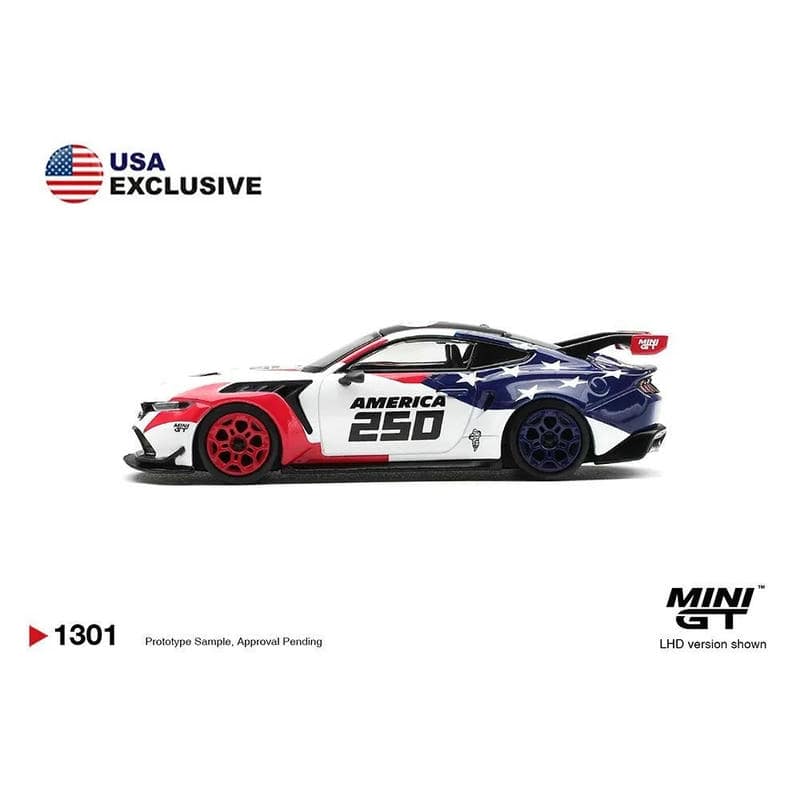 MINI GT 1:64 #1301 Ford Mustang GTD U.S. Special Edition Diecast Model Car