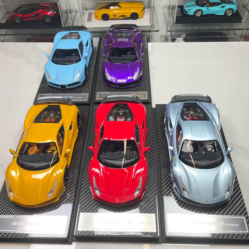 CE 1:18 Ferrari 488GTB N-Largo Resin Model Car