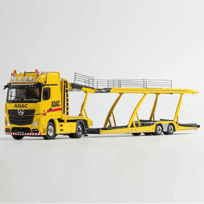 GCD 1:64 Mercedes-Benz Actros Double-Deck Car Transporter Truck Diecast Model