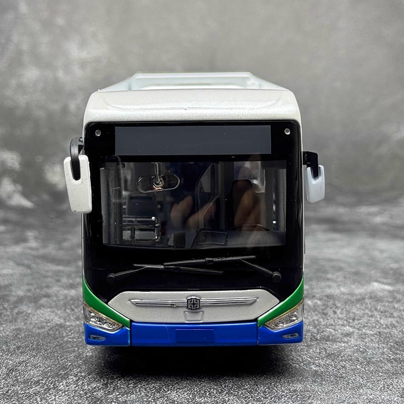 ゆん　ミニチュア Zhongtong N12 (LCK6126EVGRA1) 1:43 Diecast Qingdao Bus Model – YX
