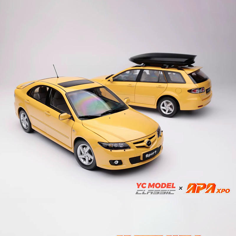 YC Model Mazda6 Coupe & Mazda6 Wagon 1:18 Alloy Model Car Set