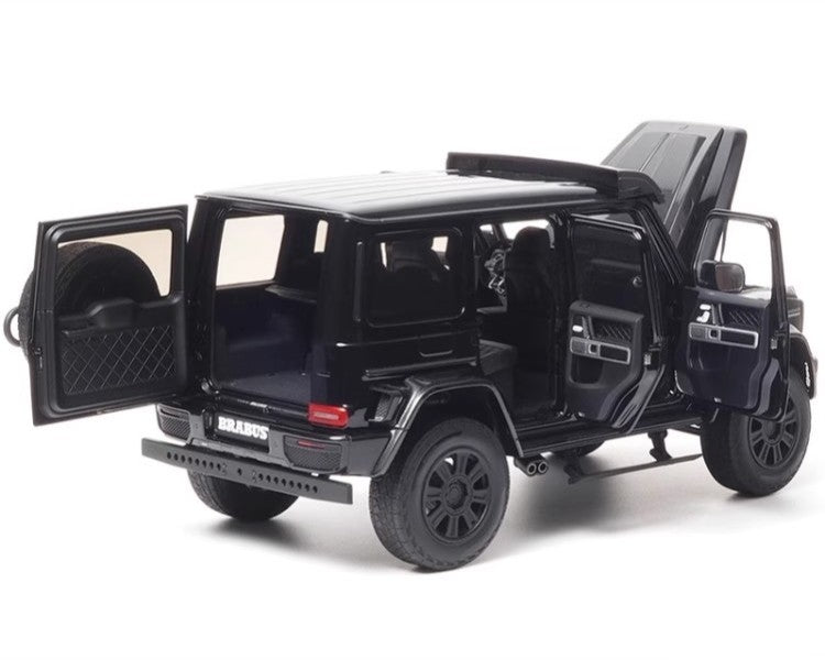 Brabus 800 G-Class G 63 4×4² – 1:18 Diecast Model by Almost Real (Black – Fully Open, Limited to 600 Units)（860541）