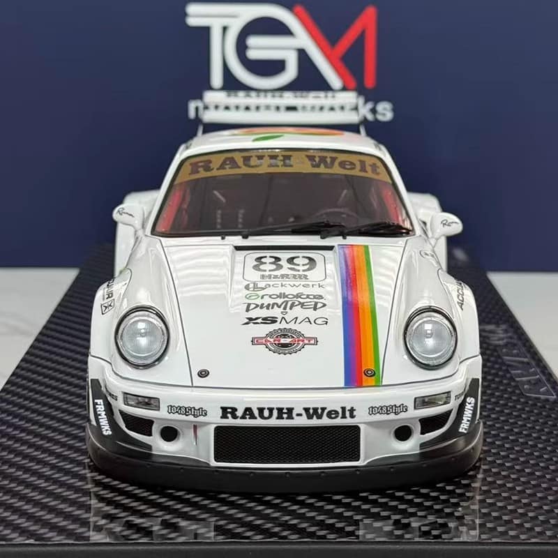 TGM 1:18 Porsche RWB 964 #89 Apple Livery Limited Resin Model