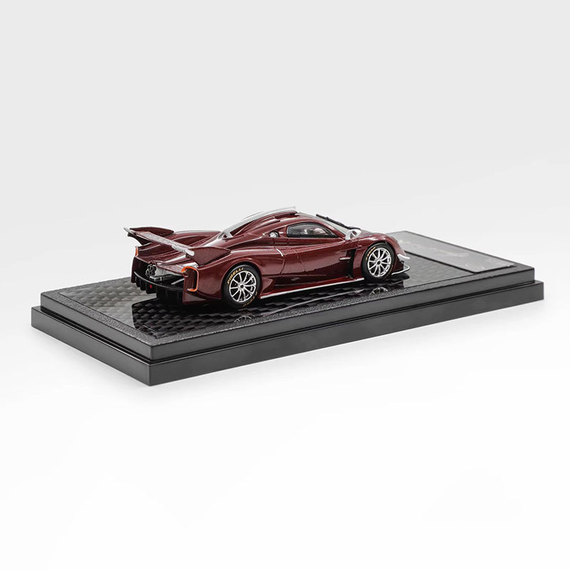 LCD 1:64 Pagani Huayra R Diecast Model Car– Red Carbon – YX car model