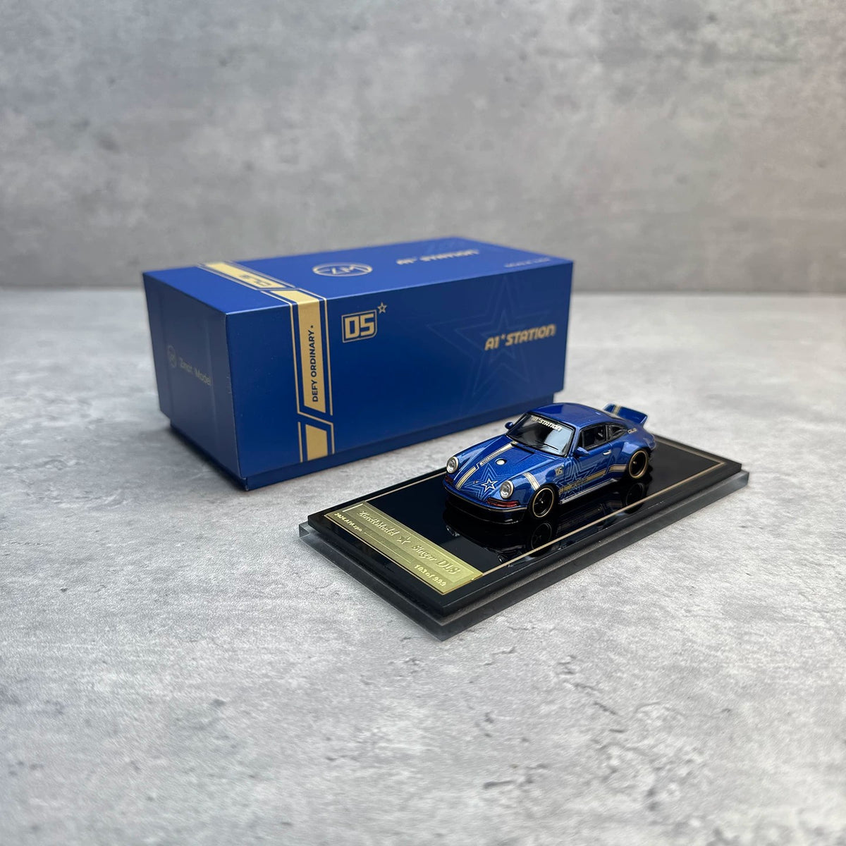 ZINCIT 1:64 Porsche Singer DLS Diecast Model Car – Foshan Exhibition Limited Edition Alloy Collectible