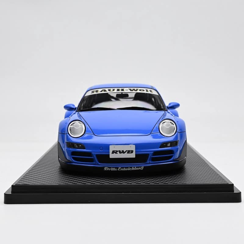 Ignition Mode 1:18 Porsche RWB 997 Widebody Blue Limited Resin Custom Model