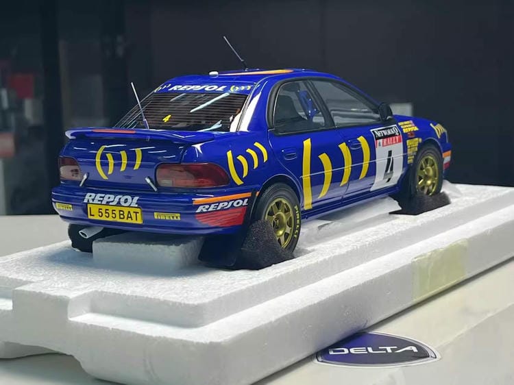 Subaru Impreza 1:18 Full-Open Alloy Model by Kyosho (#4/08962A – Collector Edition)