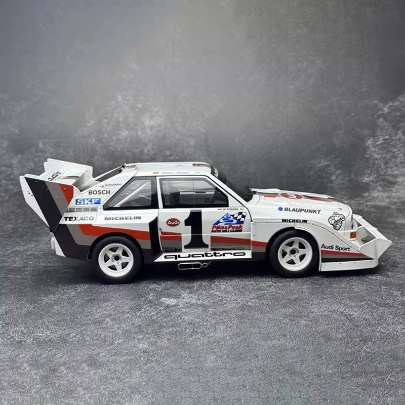 AUTOart 1:18 Audi Quattro S1 Rally Monte Carlo 1986 Diecast car Model
