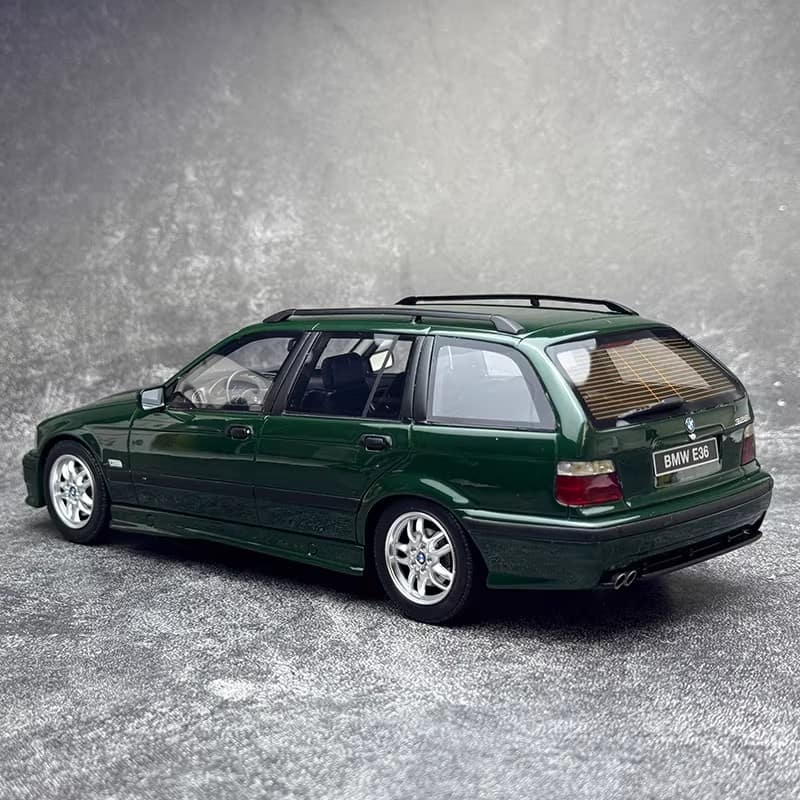 Otto 1:18 BMW E36 328i M Wagon MPack 1997 Fern Green 386 Resin