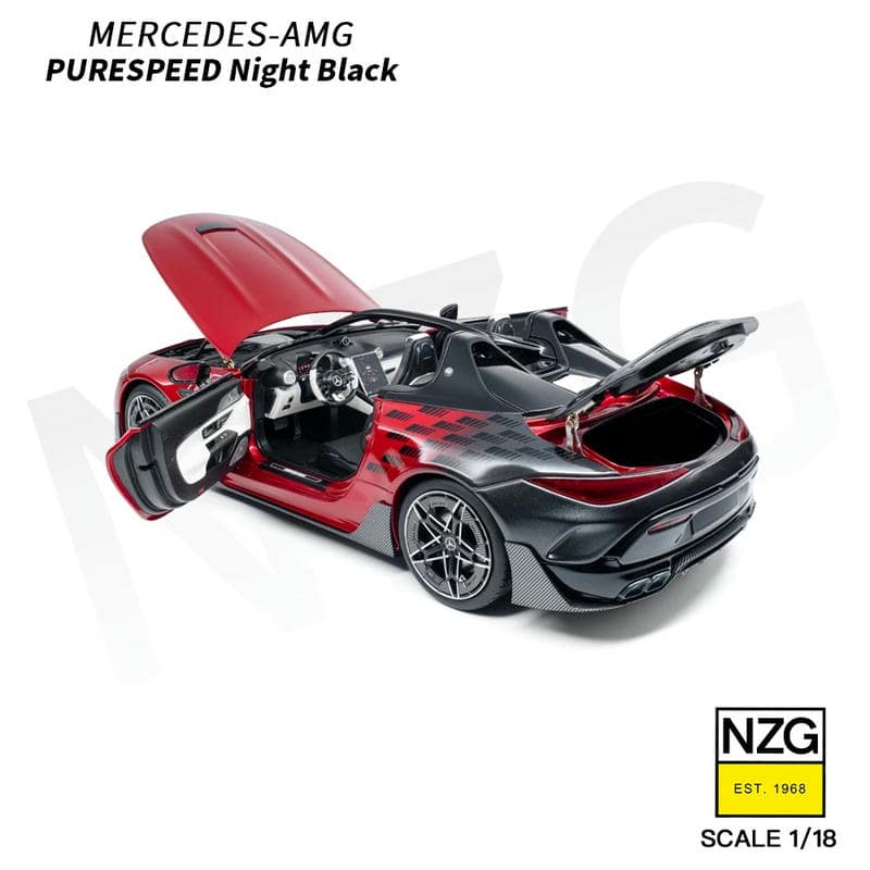 NZG 1:18 Mercedes-AMG PureSpeed Night Black Diecast Model