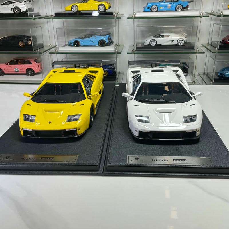 GL MODELS 1:12 Lamborghini Diablo GTR Resin Model – Magnetic Rear Wing
