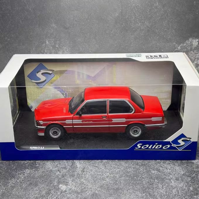 SOLIDO 1:18 BMW ALPINA E21 323i 1980 Alloy Diecast Model