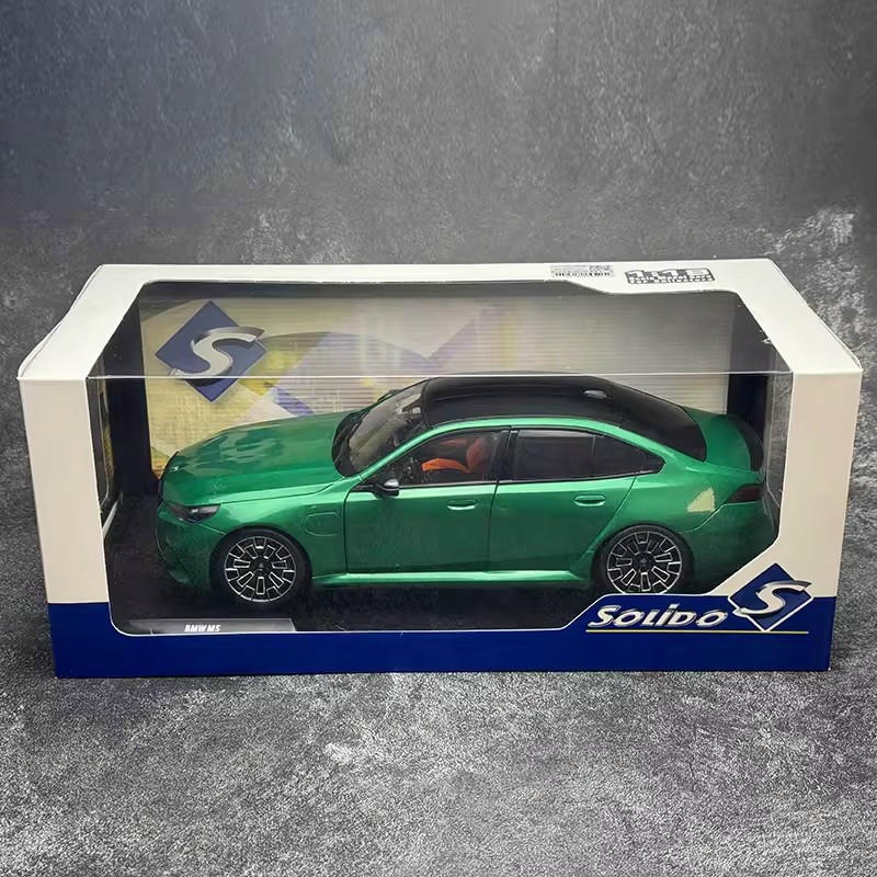 SOLIDO 1:18 BMW M5 M Isle of Man 2025 Alloy Diecast Model
