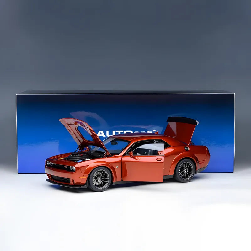 Autoart 1/18 Dodge Challenger R/T wide body Orange diecast car model