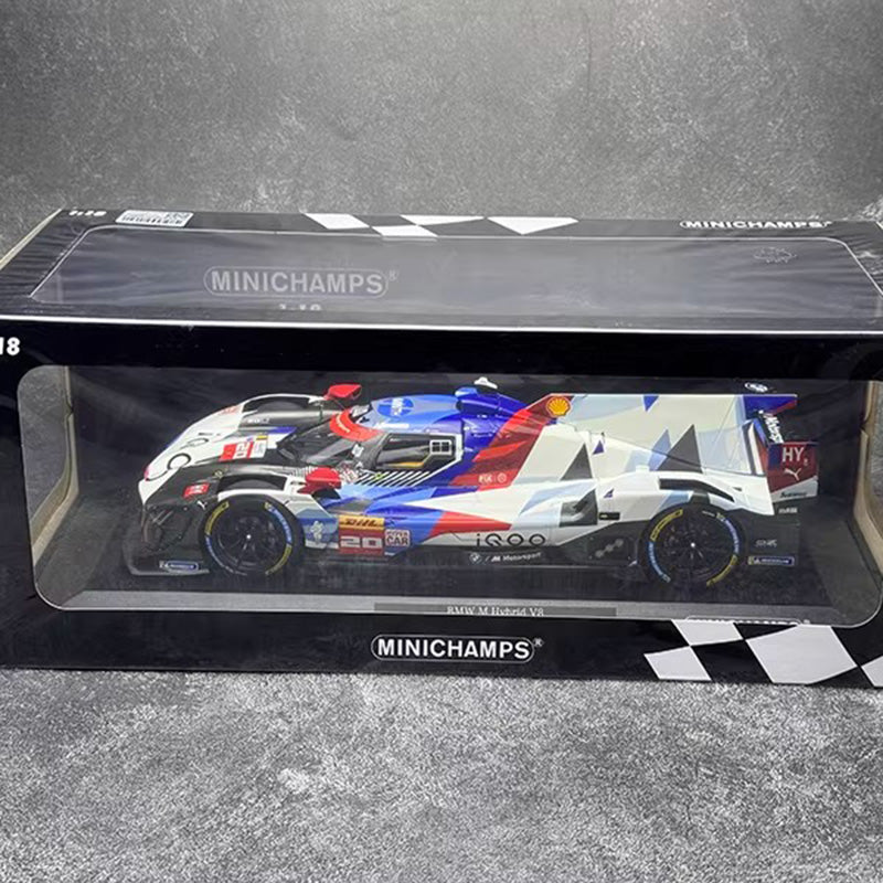 MINICHAMPS 1:18 BMW M HYBRID V8 LMDh Race Car Model