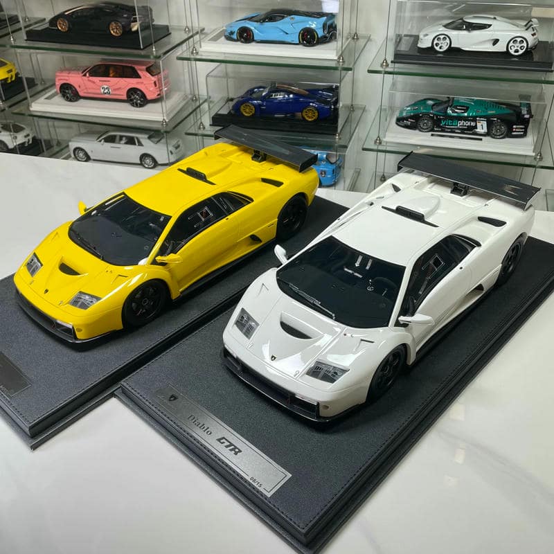 GL MODELS 1:12 Lamborghini Diablo GTR Resin Model – Magnetic Rear Wing