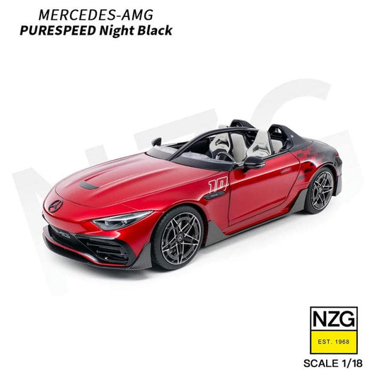 NZG 1:18 Mercedes-AMG PureSpeed Night Black Diecast Model