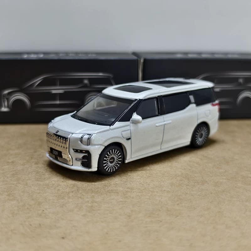 Original 1:64 ZEEKR 009 Electric MPV Diecast Model