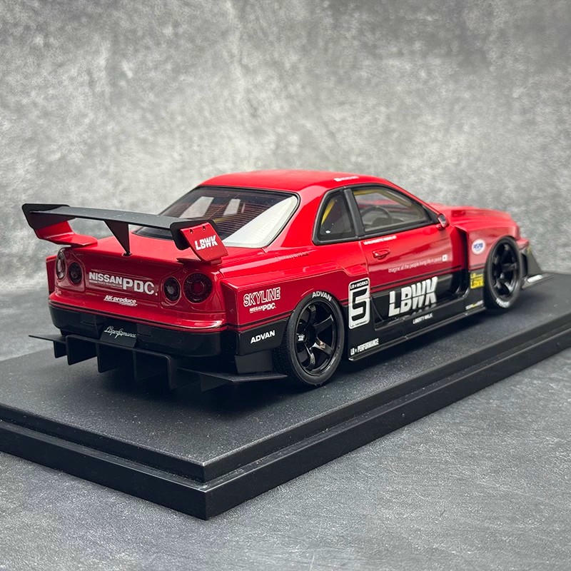 GT Spirit 1:18 Nissan Skyline GT-R R34 Super Silhouette LBWK Resin Model