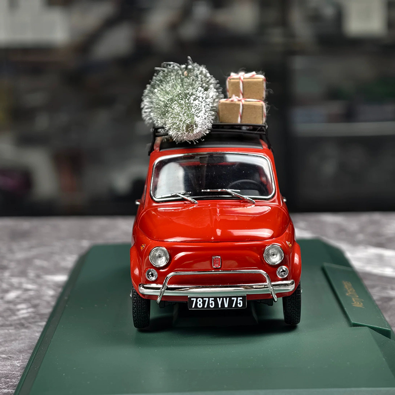 NOREV 1:18 Christmas Edition Volkswagen Beetle, Porsche 911 &amp; Fiat 500 Diecast Model Cars