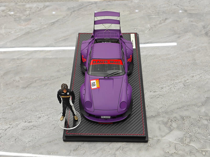 Ignition Porsche RWB 993 with Figure 1:18 Resin Model Car – IG4042