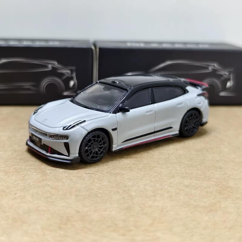 Official 1:64 ZEEKR 001 FR Diecast Model Car – Geely Electric Performance Sedan Alloy Collectible