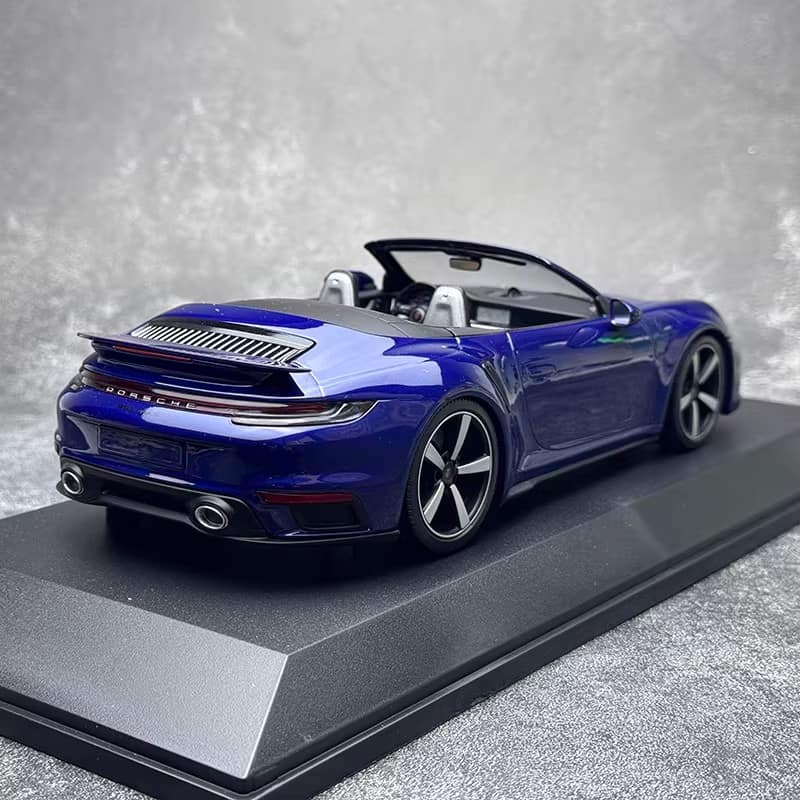 Minichamps 1:18 Porsche 911 (992) Turbo S Cabriolet 2020 Alloy Diecast Model Car