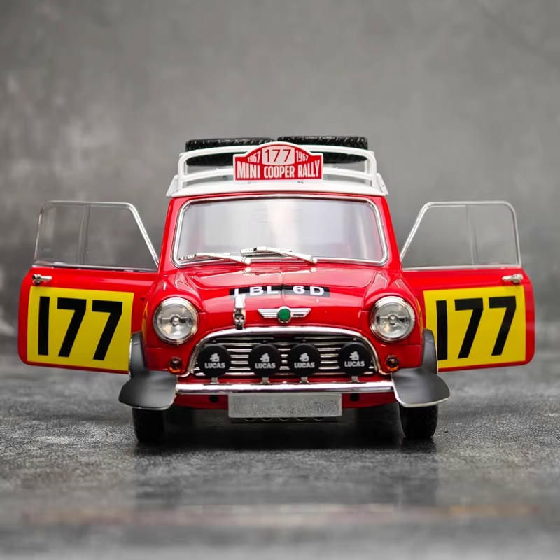 Tiny 1:18 Mini Cooper Morris 1300 Model Car – YX car model